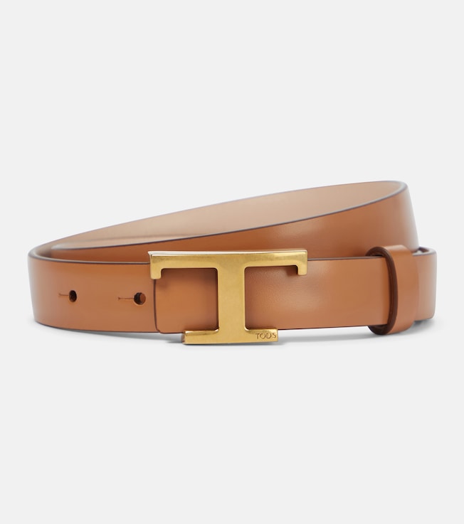 Reversible logo leather belt | Tod's