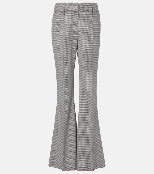 Rhein houndstooth wool flared pants | Gabriela Hearst