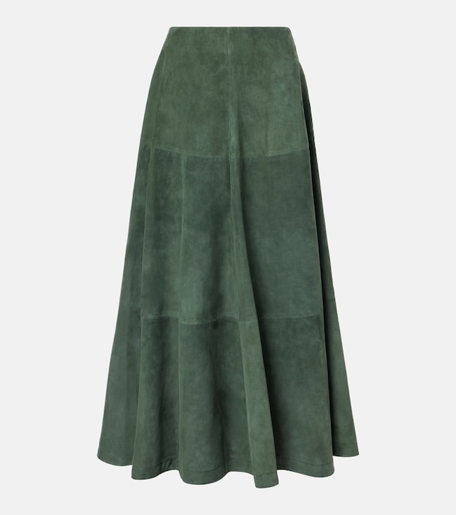 Varda suede midi skirt | Altuzarra