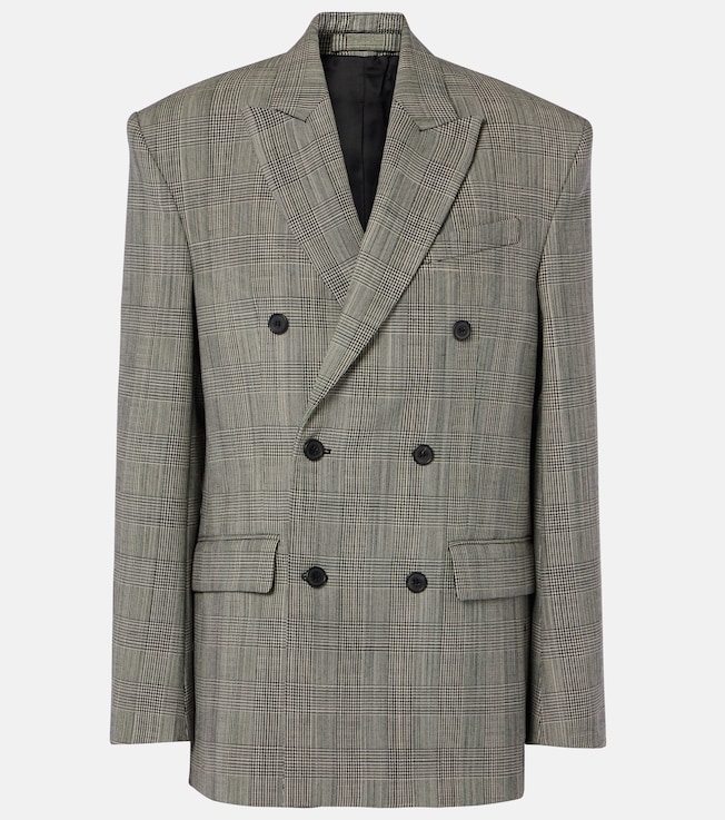 Prince of Wales checked wool blazer | Wardrobe.NYC