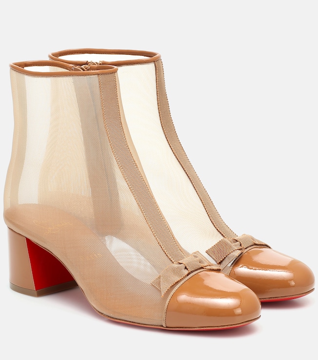 Checkypoint mesh ankle boots | Christian Louboutin