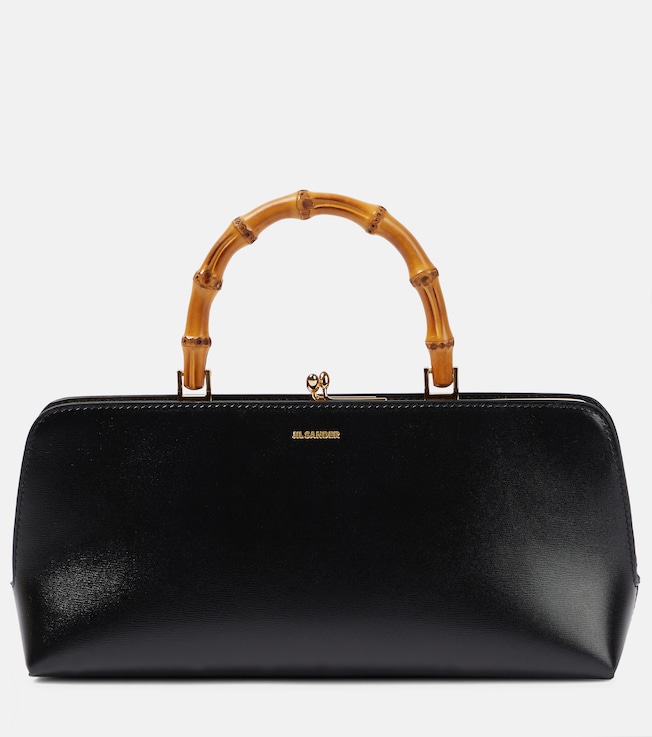 Leather shoulder bag | Jil Sander
