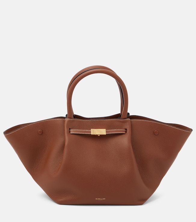 Midi New York leather tote bag | DeMellier