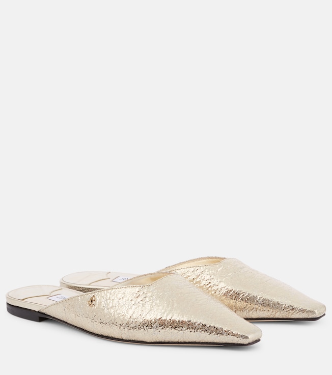 Vivi metallic leather mules | Jimmy Choo