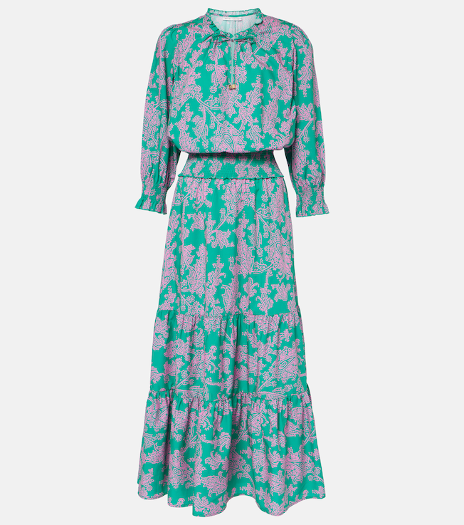 Santa Rosa paisley cotton-blend maxi dress | Heidi Klein