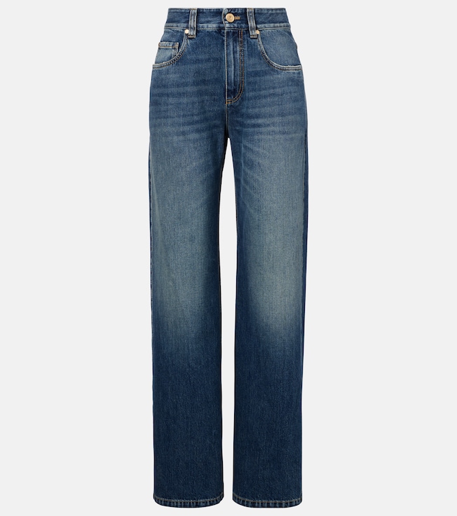 Low-rise straight jeans | Brunello Cucinelli