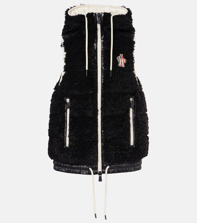 Logo teddy down vest | Moncler Grenoble