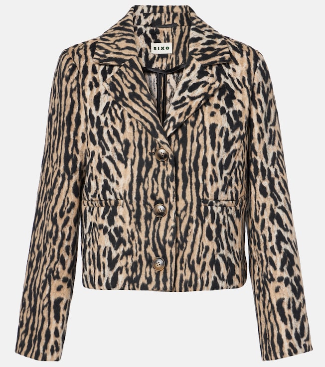 Leila leopard-print jacket | Rixo