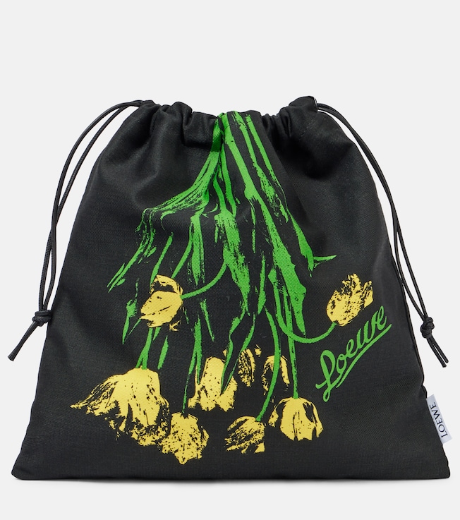 Paula's Ibiza Tulips canvas pouch | Loewe