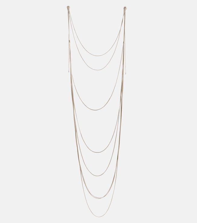 Chain necklace earrings | Alaïa