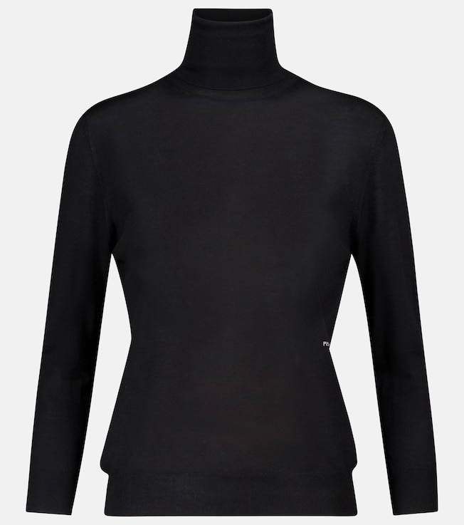 Virgin wool turtleneck sweater | Prada