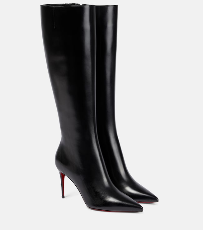 Kate Botta 85 leather knee-high boots | Christian Louboutin