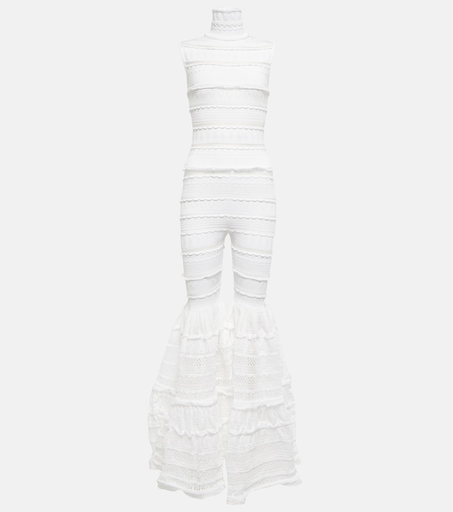 Crinonline flared jumpsuit | Alaïa