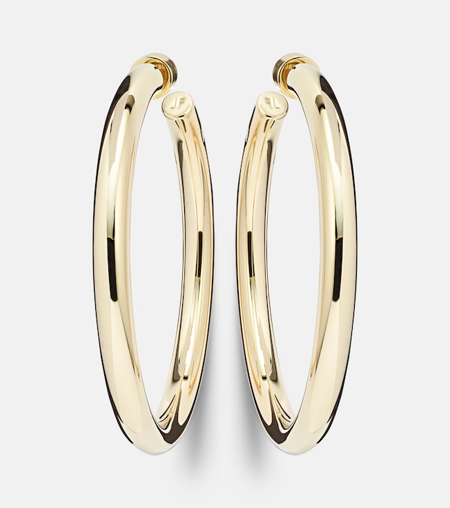 Natasha 14kt gold-plated hoop earrings | Jennifer Fisher