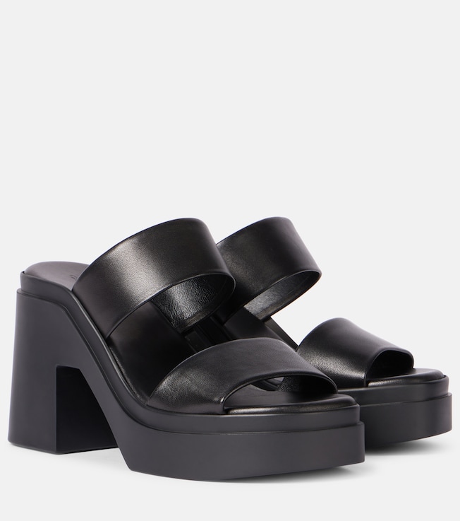 Next 110 leather platform mules | Clergerie