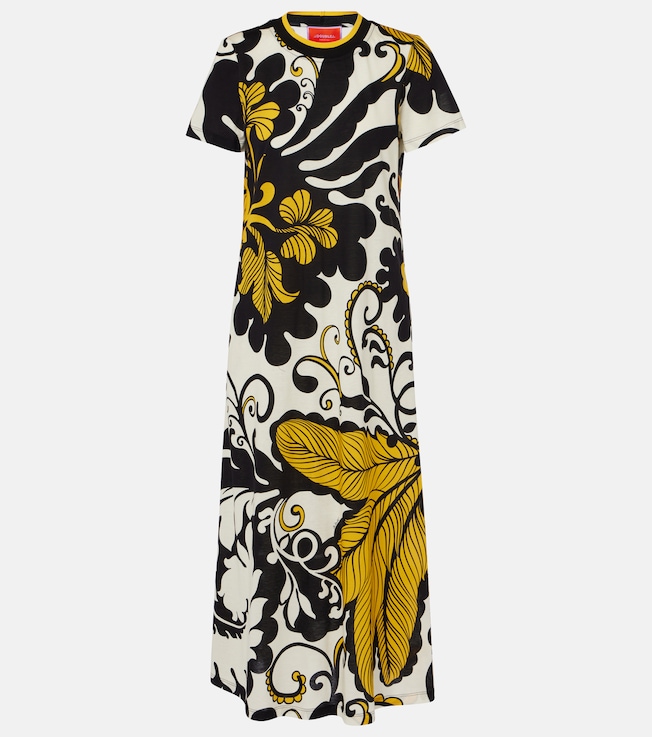 Floral cotton midi dress | La DoubleJ