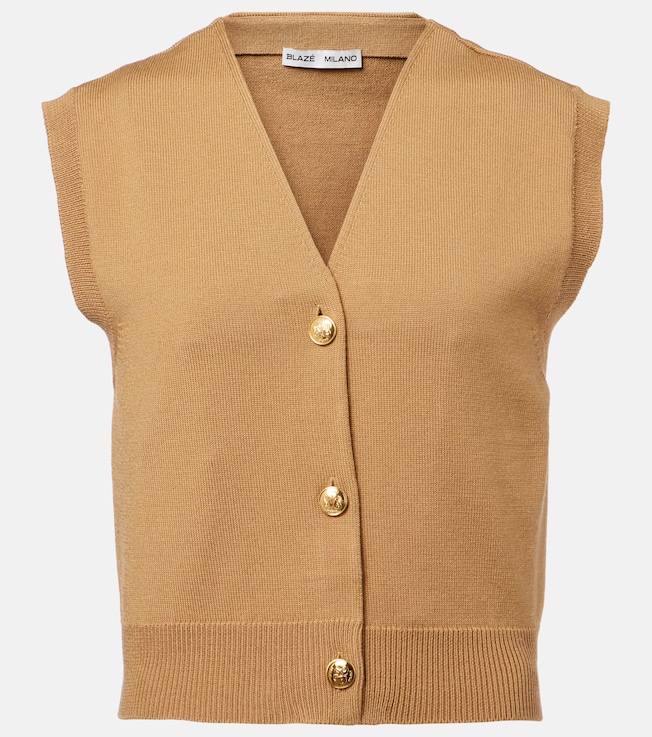 Sebright wool-blend sweater vest | Blazé Milano