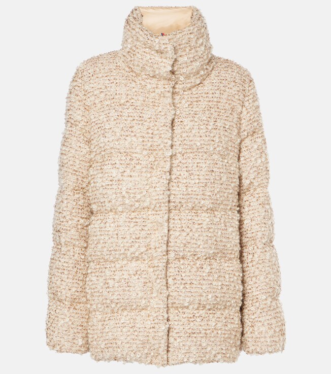 Cochevisse bouclé down jacket | Moncler