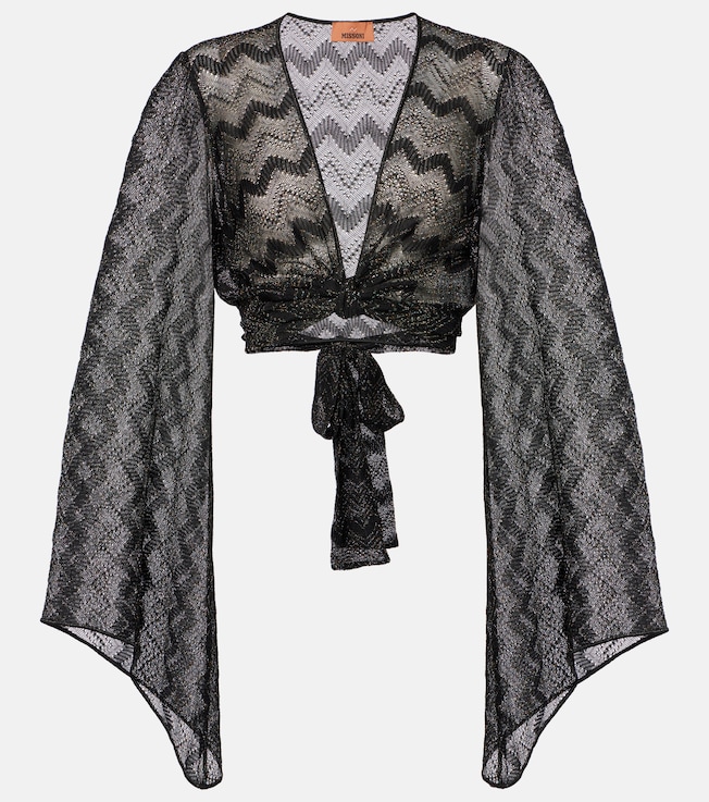 Zig Zag cropped blouse | Missoni