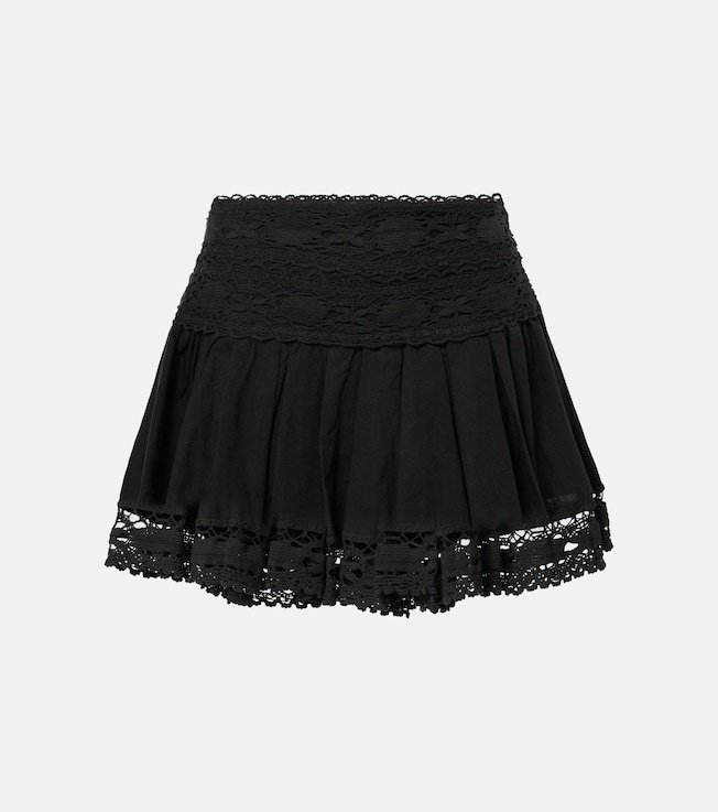Violana embroidered linen and cotton miniskirt | Marant Etoile