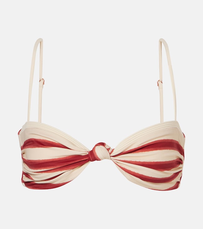 Striped bikini top | Johanna Ortiz