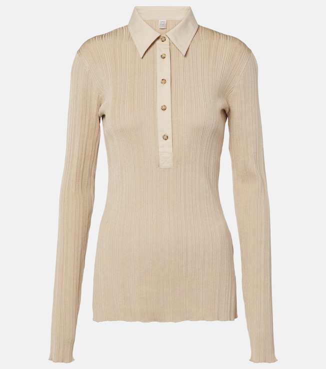 Jersey polo sweater | Toteme