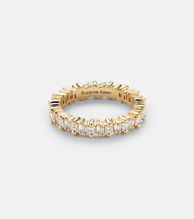 Fireworks 18kt gold ring with diamonds | Suzanne Kalan