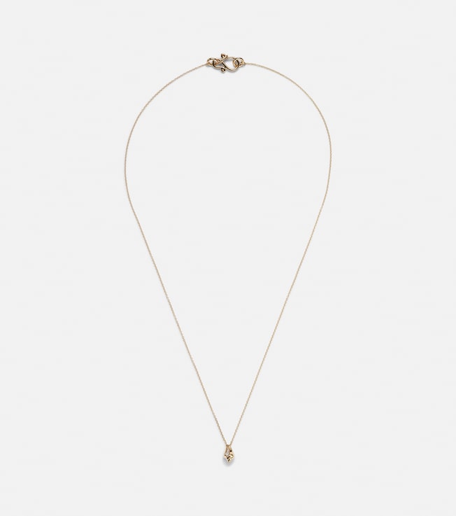Conque D'or Diamant 18kt yellow gold necklace with diamond | Sophie Bille Brahe