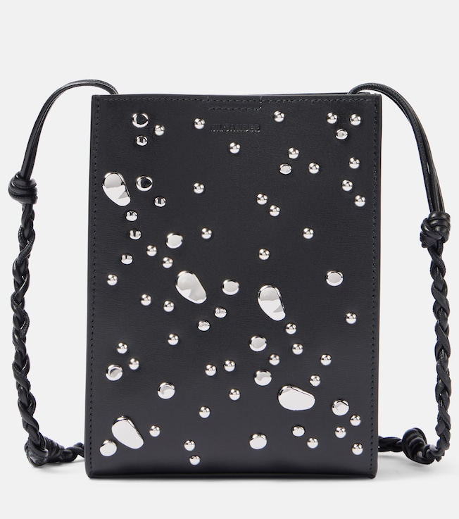 Tangle Small studded leather shoulder bag | Jil Sander