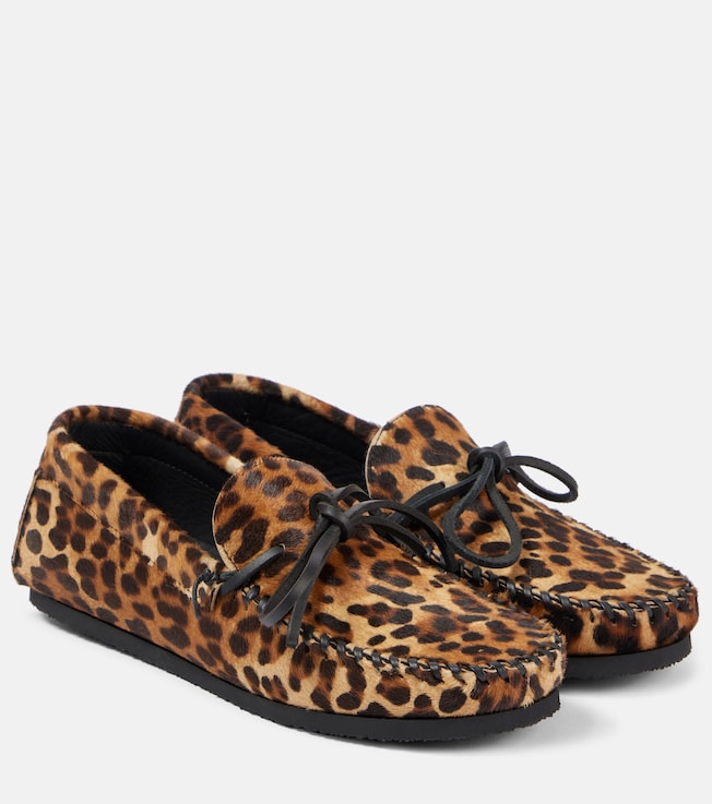 Fitza leopard-print pony hair loafers | Isabel Marant