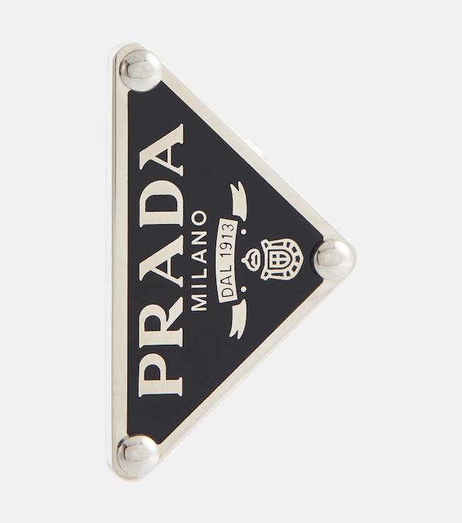 Logo clip-on single earring | Prada