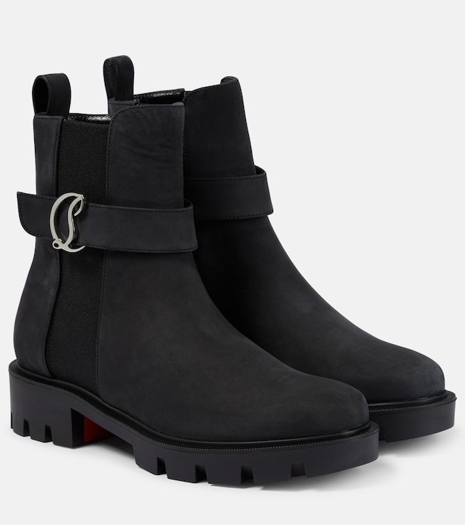 CL Chelsea suede ankle boots | Christian Louboutin