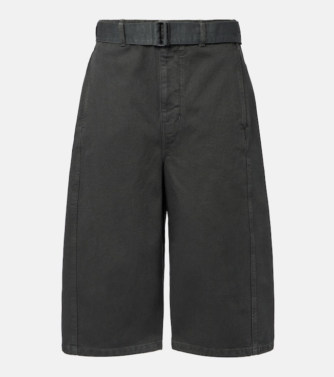 Twisted denim shorts | Lemaire