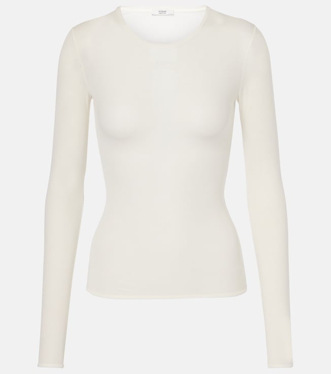 Ames sheer silk-blend top | Fforme