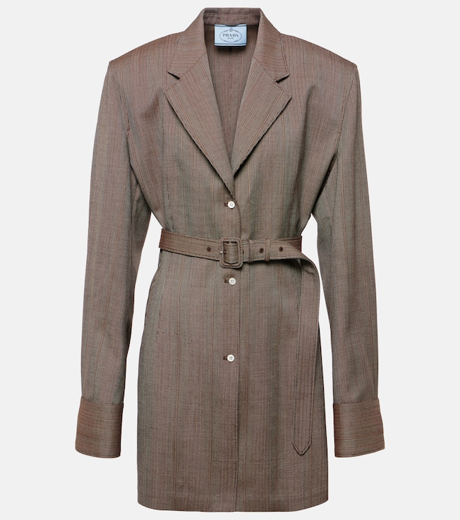 Pinstripe wool jacket | Prada