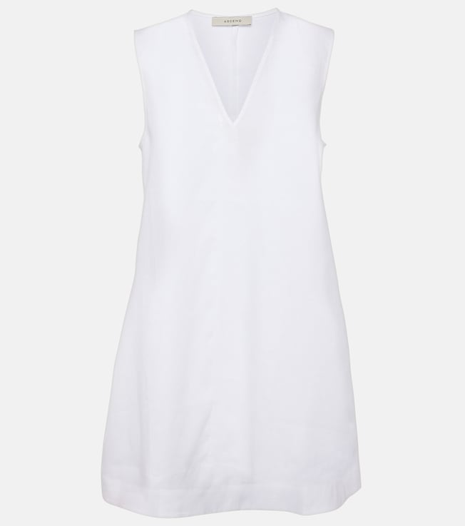 Derya linen minidress | Asceno