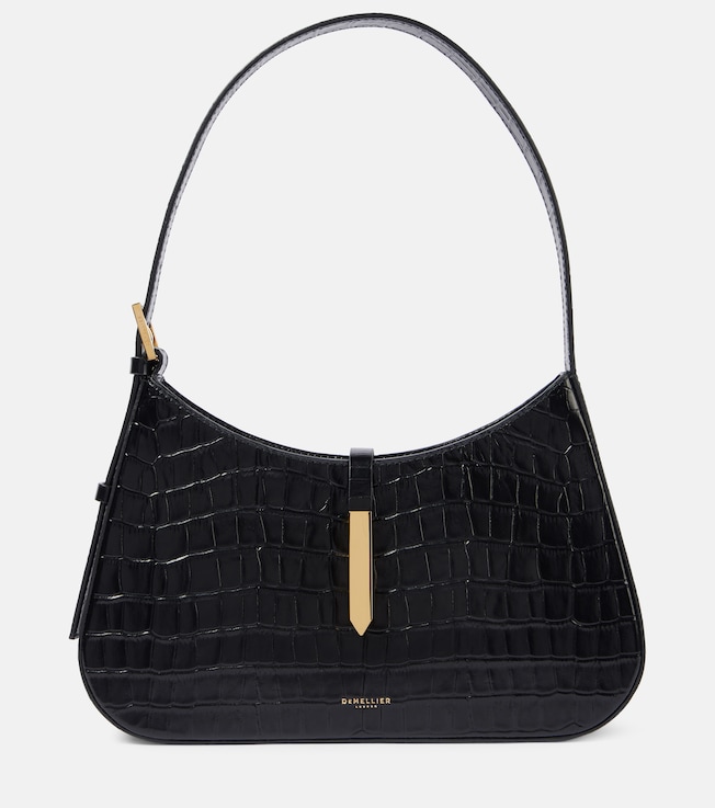 Tokyo croc-effect leather shoulder bag | DeMellier