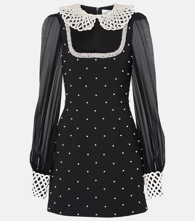 Alivia embellished crêpe minidress | Rebecca Vallance