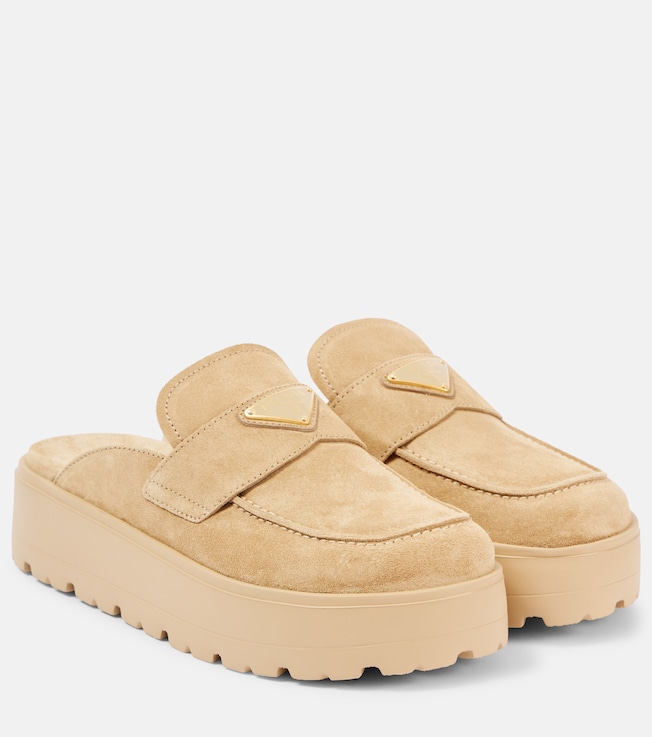 Suede mules | Prada