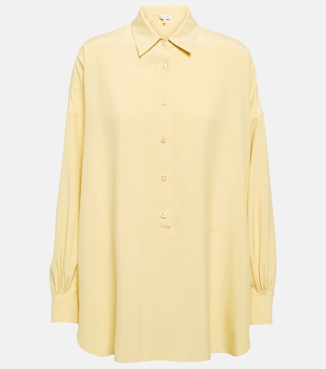 Sveva silk poplin shirt | Loro Piana