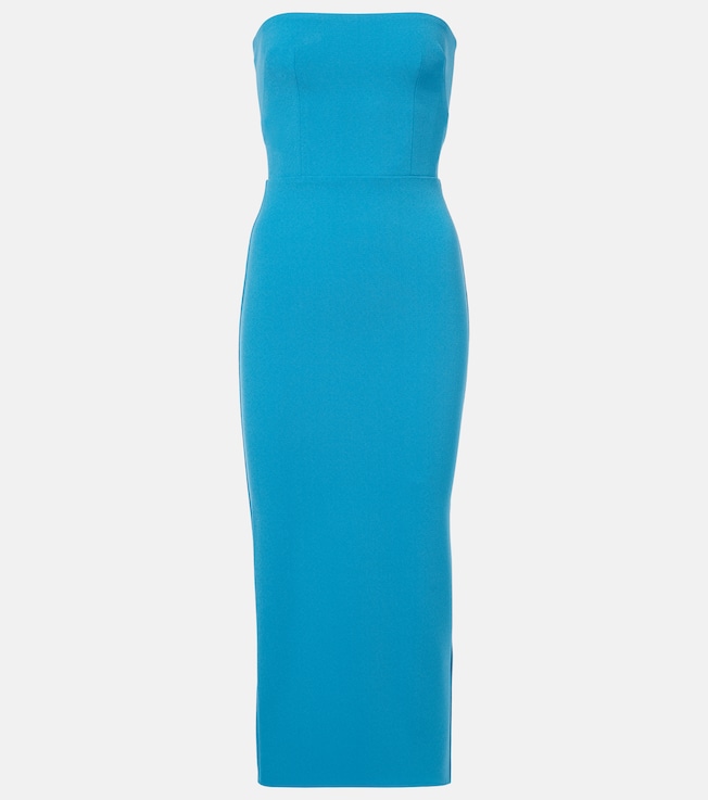 Strapless midi dress | Alex Perry