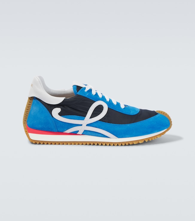 Flow Runner 2.0 suede-trimmed sneakers | Loewe