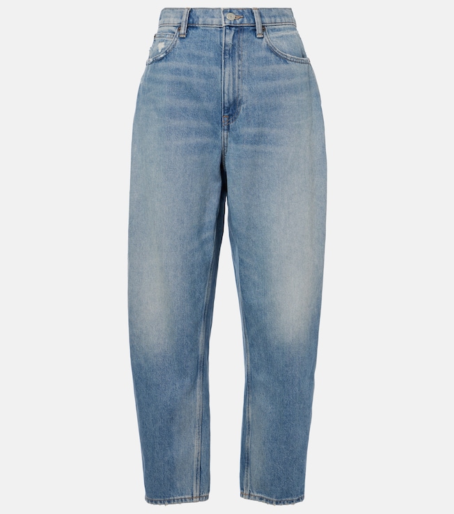 High-rise barrel-leg jeans | Polo Ralph Lauren