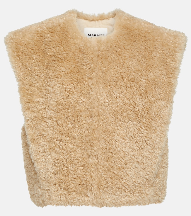 Feliz faux-shearling vest  | Marant Etoile