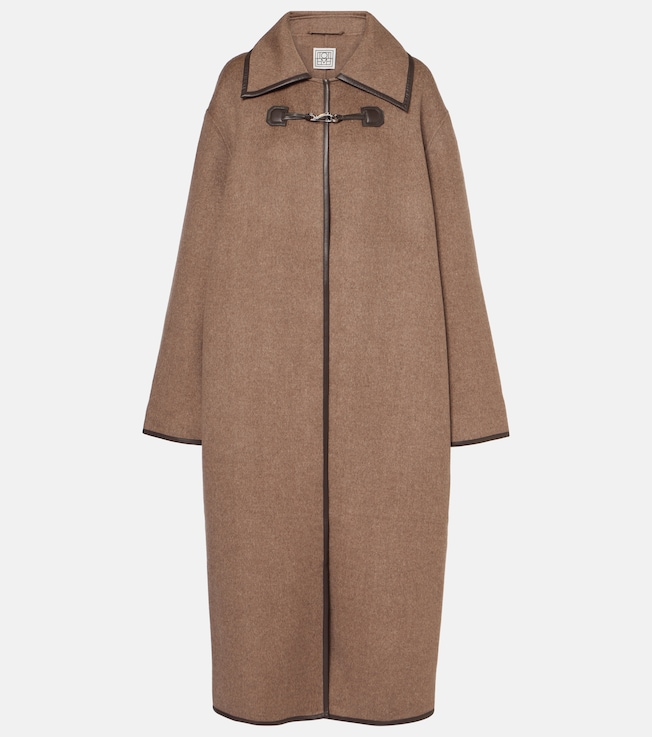 Double clasp wool coat | Toteme