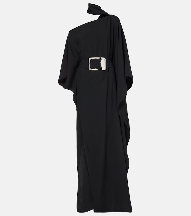 Taylor one-shoulder crêpe cady kaftan | Taller Marmo