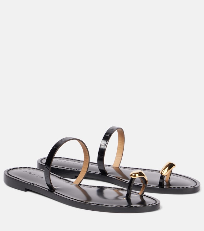 Kibera embellished leather sandals | Amanu