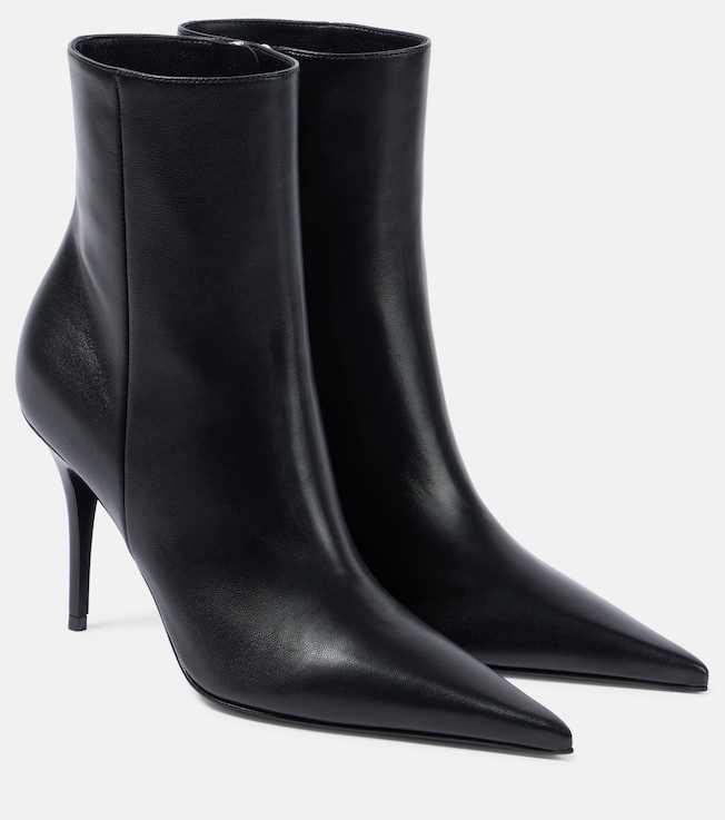 Barbara 90 leather boots | Amina Muaddi