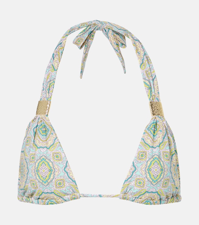 Printed bikini top | Heidi Klein