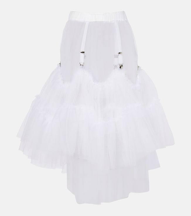 Sheer tulle midi skirt | Noir Kei Ninomiya